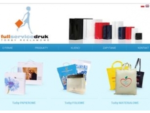 Full Service Druk - najlepsze torby papierowe z logo firmy